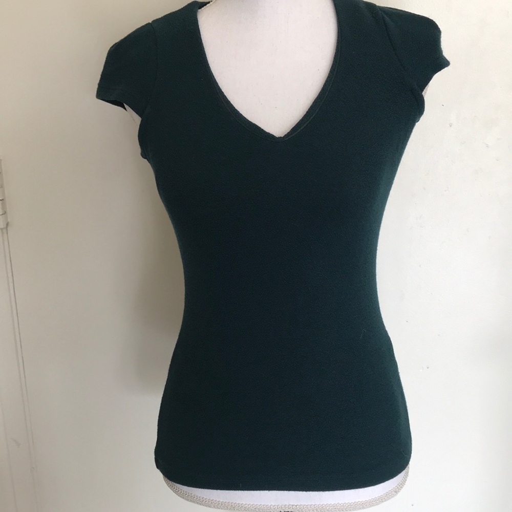 ZARA - Teal Short Sleeve Stretch Tee
